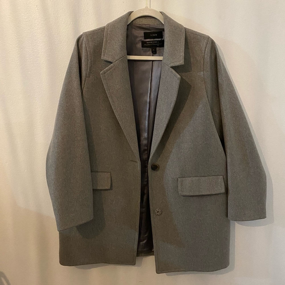 J. Crew Melton wool coat